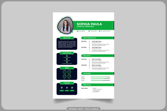 Download Graphics Designer CV Template - Premium Bundle