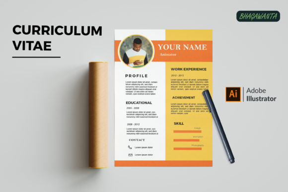 Download CV Resume Template #405 - Premium Resources